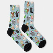 Weihnachts-Spitz Socken (Rechts)