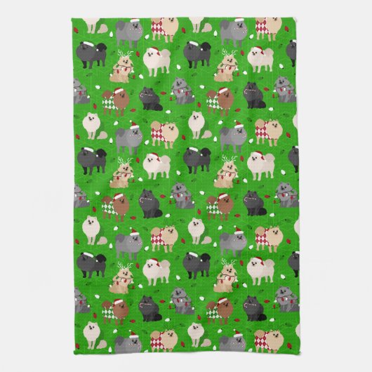 Weihnachts-Spitze Küchentuch (Vertikal)