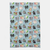 Weihnachts-Spitze Küchentuch (Vertikal)