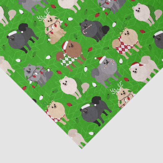 Weihnachts-Spitze-Papiertücher Seidenpapier (Ausschnitt)