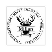 Weihnachts-Split Monogram Permastempel (Design)