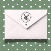 Weihnachts-Split Monogram Permastempel