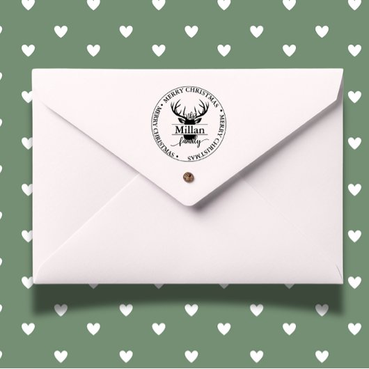 Weihnachts-Split Monogram Permastempel