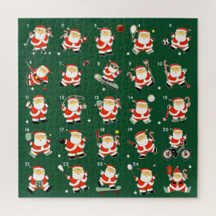 Weihnachts-Sport-Countdown Puzzle