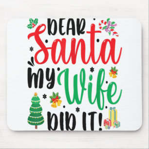 Weihnachts-Sprichwort Pun Liebe Weihnachten Mein M Mousepad