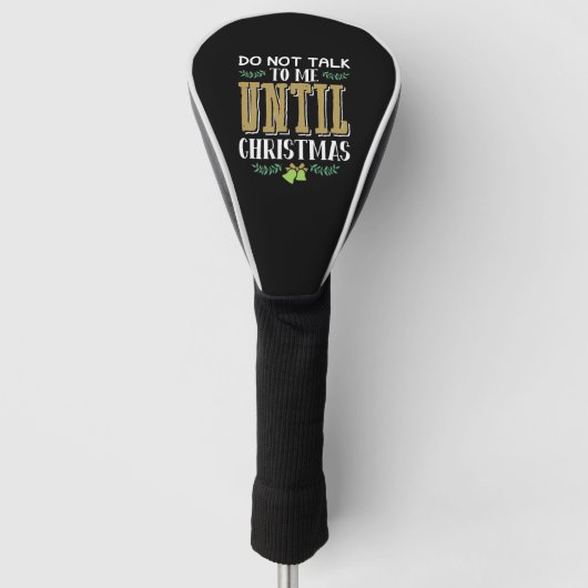 Weihnachts-Sprichwort Xmas Golf Headcover (Vorderseite)