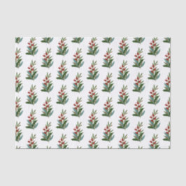 Weihnachts-Sprigs-Muster Seidenpapier