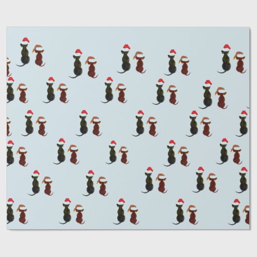 Weihnachts-Springador Geschenkpapier (Flach)