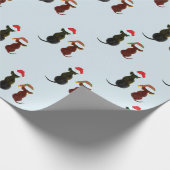 Weihnachts-Springador Geschenkpapier (Ecke)