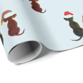 Weihnachts-Springador Geschenkpapier (Rolleneckpunkt)