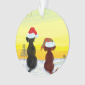Weihnachts-Springador Ornament (Vorderseite)