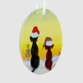 Weihnachts-Springador Ornament (Vorderseite)