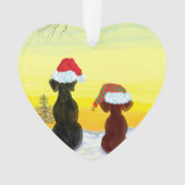 Weihnachts-Springador Ornament (Vorderseite)