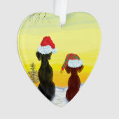 Weihnachts-Springador Ornament (Vorderseite)