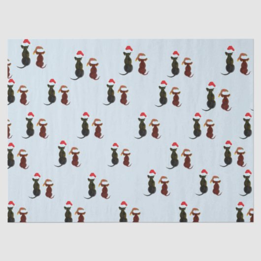 Weihnachts-Springador Seidenpapier (Vorderseite)