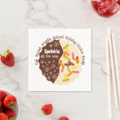 Weihnachts-Sprinkle-Keks-Servietten Serviette (Beispiel)