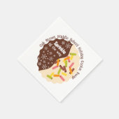Weihnachts-Sprinkle-Keks-Servietten Serviette (Ecke)
