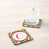 Weihnachts-Spritzfarbe Getränkeuntersetzer (Rechte Seite)