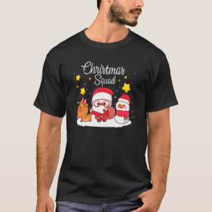 Weihnachts-Squad Familiengruppe passt Weihnachten T-Shirt
