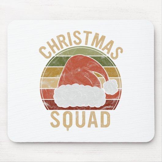 Weihnachts-Squad-Kostümgeschenk Weihnachtslieder Mousepad (Vorne)