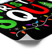 Weihnachts-Squad Matching Family Group Funny Xmas Poster (Ecke)