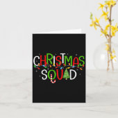 Weihnachts-Squad Matching Family Group Santa Elf S Karte (Gelbe Blume)