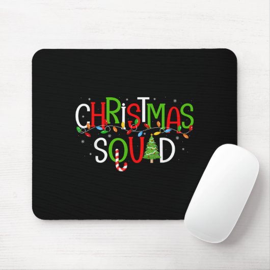 Weihnachts-Squad Matching Family Group Santa Elf S Mousepad (Mit Mouse)