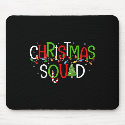 Weihnachts-Squad Matching Family Group Santa Elf S Mousepad (Vorne)