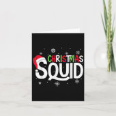 Weihnachts-Squad Matching Family Group Santa Elf X Karte (Vorderseite)
