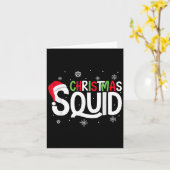 Weihnachts-Squad Matching Family Group Santa Elf X Karte (Gelbe Blume)