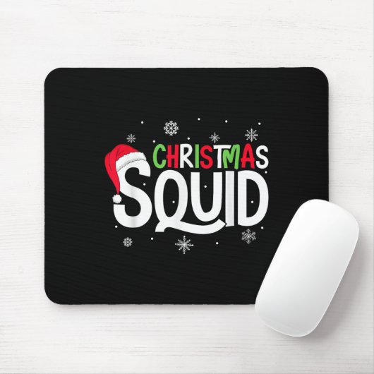 Weihnachts-Squad Matching Family Group Santa Elf X Mousepad (Mit Mouse)