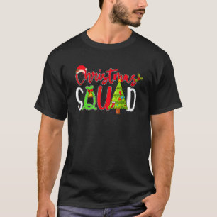 Weihnachts-Squad Xmas Feiertag Pajama Matchi T-Shirt