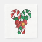 Weihnachts-Standard-Mittagessen Napkin/Candy Serviette (Vorderseite)