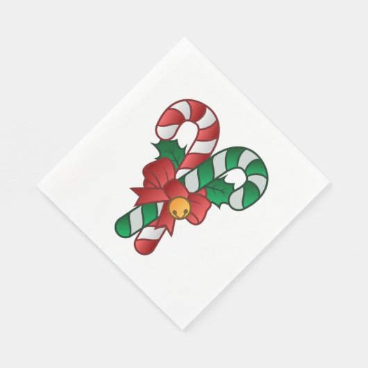 Weihnachts-Standard-Mittagessen Napkin/Candy Serviette (Ecke)