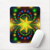 Weihnachts-Star-Fraktal Design-29440 Mousepad (Mit Mouse)