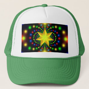 Weihnachts-Star-Fraktal Design-29440 Truckerkappe
