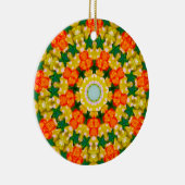 Weihnachts-Star-Fraktal Keramik Ornament (Rechts)