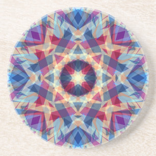 Weihnachts-Star Jolly Blue Fun Lila Bright Red Getränkeuntersetzer