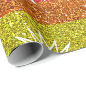 Weihnachts-Star-Regenbogen-Glitzer Gay Holiday Geschenkpapier (Rolleneckpunkt)