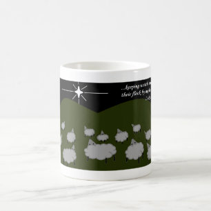 Weihnachts-Star-Schaf sah Flock Luke Zwei acht Kaffeetasse