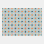 Weihnachts-Star-Urlaubsmuster Geschenkpapier Set (Vorderseite 2)