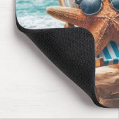 Weihnachts-Starfish mit Cocktail Mousepad (Ecke)