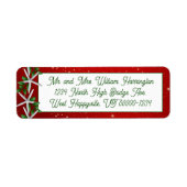 Weihnachts-Starfish-Twinkling-Rücksendeadressen-Au (Vorne)