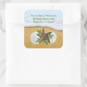 Weihnachts-Starfish-Umschlag Aufkleber (Tasche)