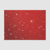 Weihnachts-Starry Red Night Sky-Tissue Seidenpapier (Vorderseite)
