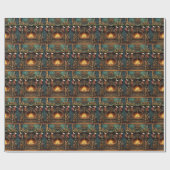 Weihnachts-Steampton Geschenkpapier (Flach)