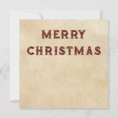 Weihnachts-Steampunk-Kaminkarte (Rückseite)