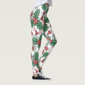 Weihnachts-Stechpalmen-Leggings Leggings (Rechts)
