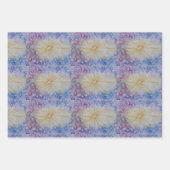 Weihnachts-Sterne-Grüße Geschenkpapier Set (Vorderseite 2)