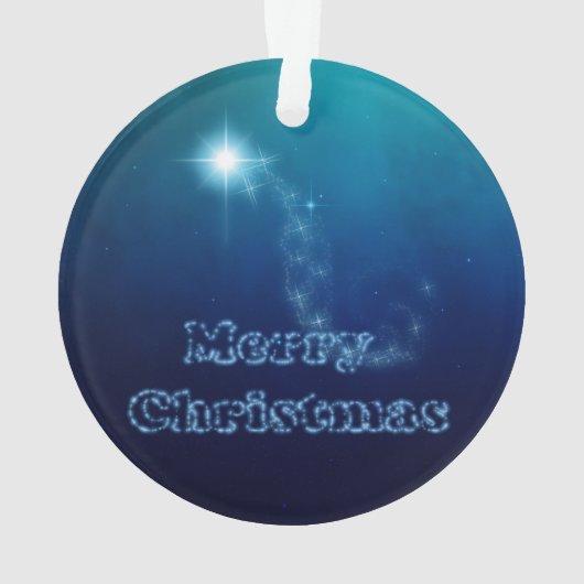 Weihnachts-Sterne von Bethlehem Ornament (Rückseite)